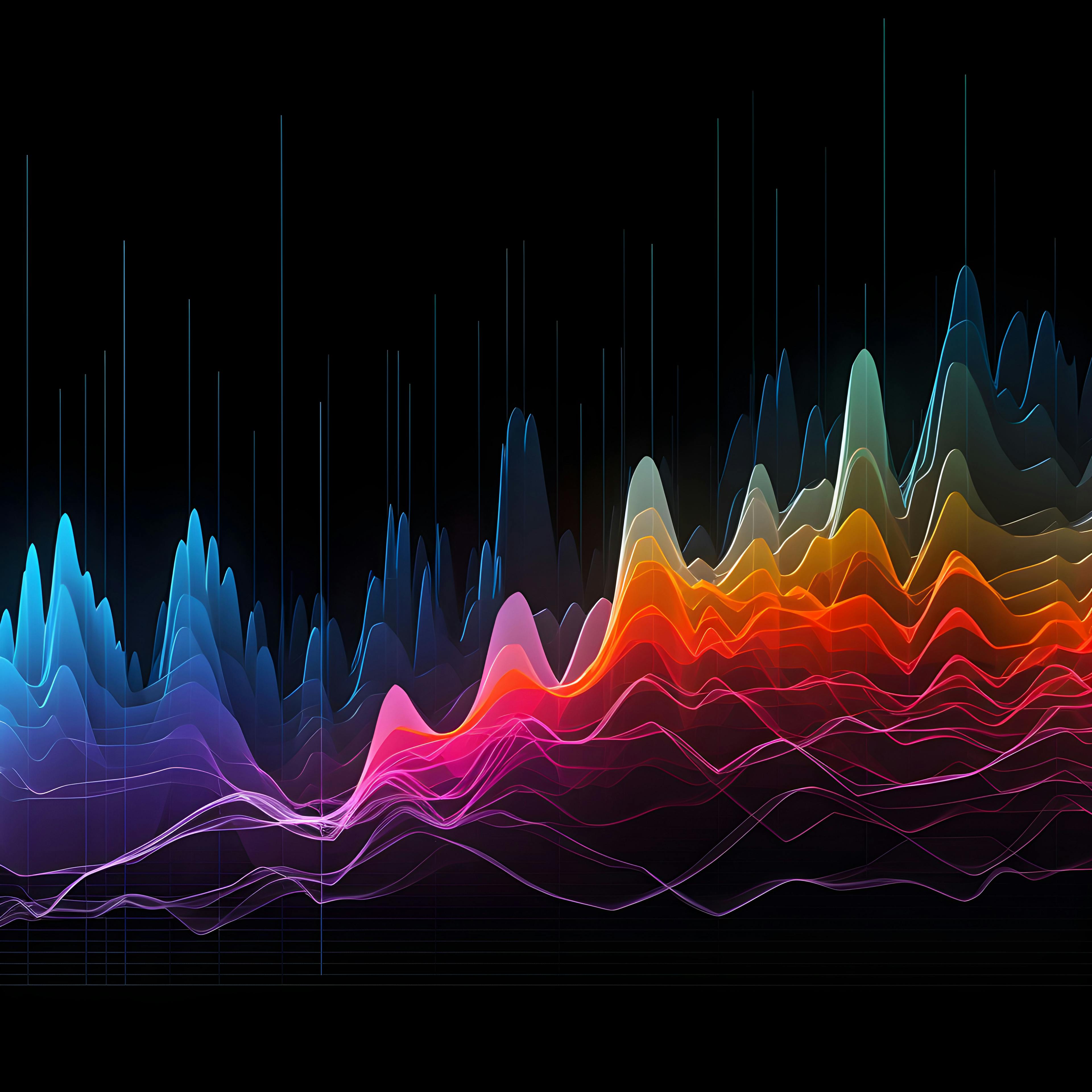 Representation of frequency variation in spectral peaks: © bobby - stock.adobe.com