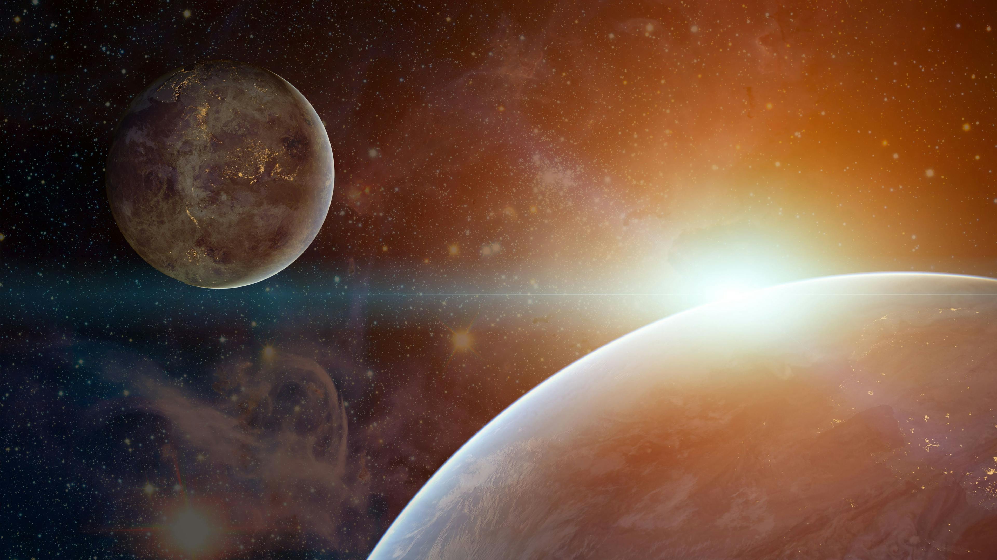 Planet system in space with exoplanet | Image Credit: © Supernova - stock.adobe.com