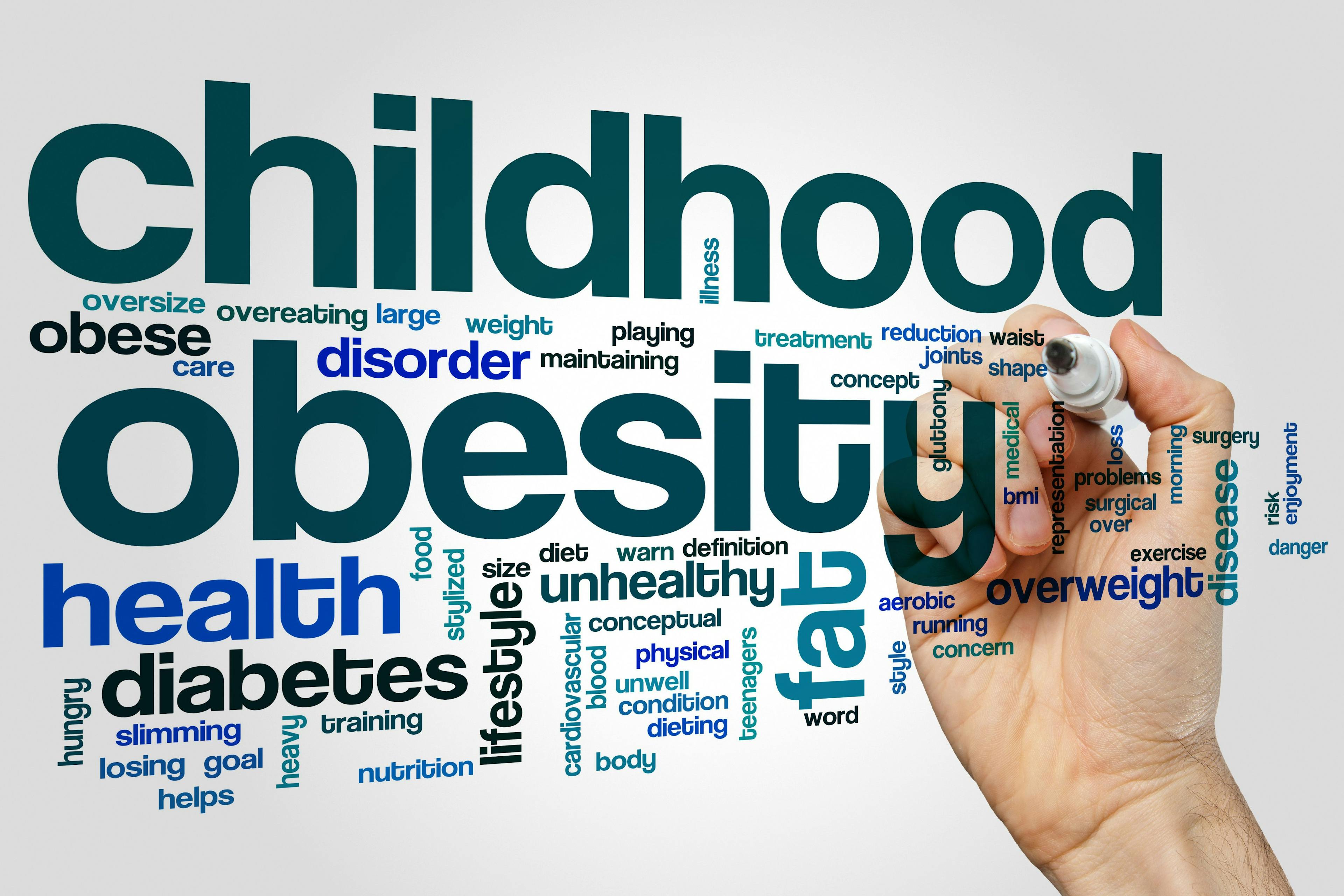 Childhood obesity word cloud | Image Credit: © ibreakstock - stock.adobe.com