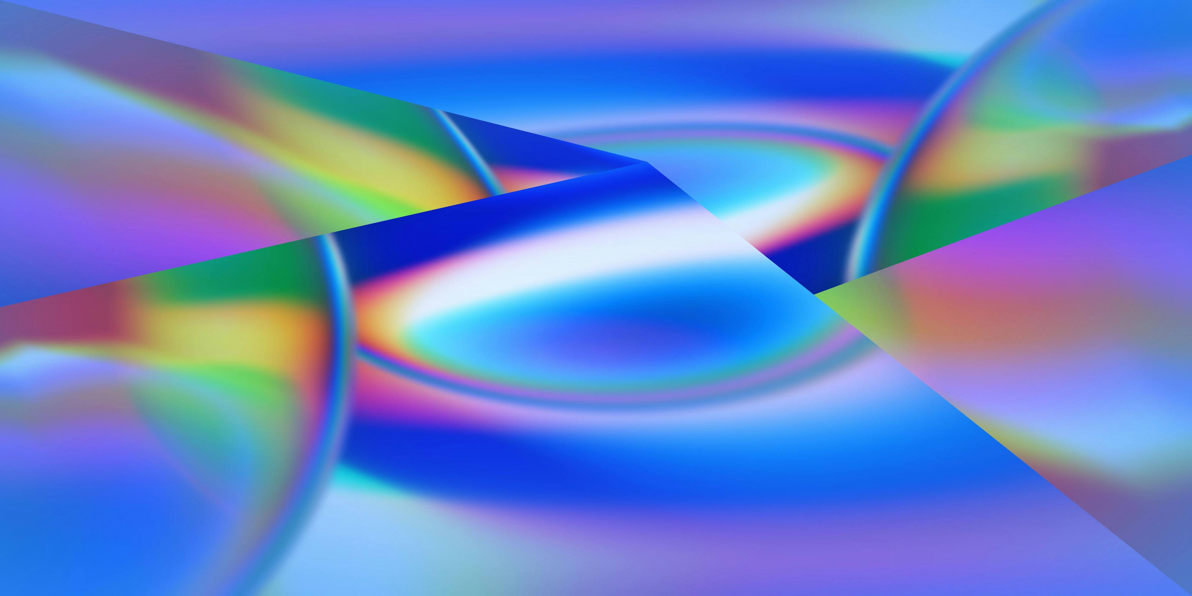 prisms reflecting spectral light