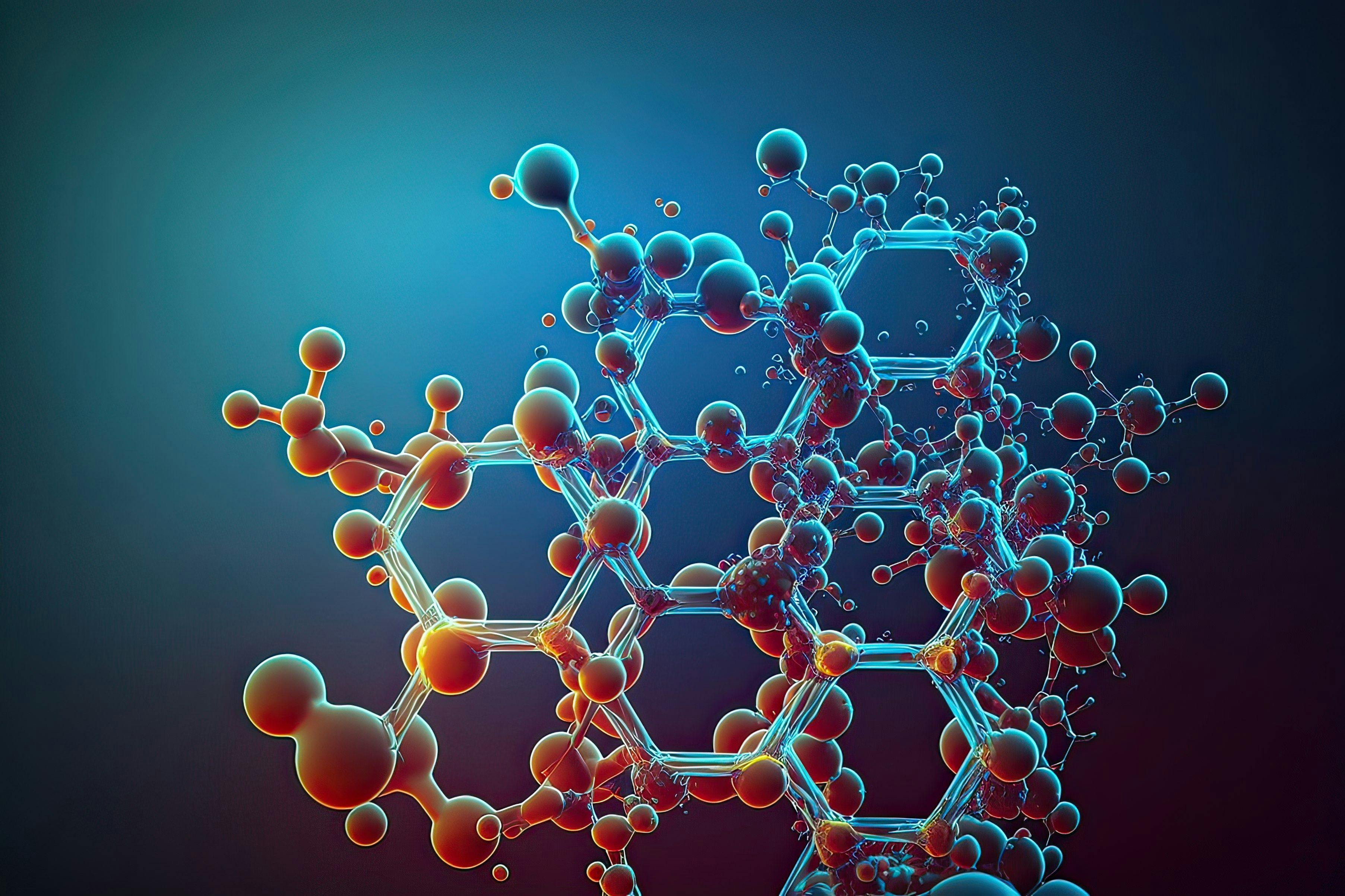 Innovative Science and Technology: Exploring Abstract Molecular Structures. Photo AI | Image Credit: © pixardi - stock.adobe.com