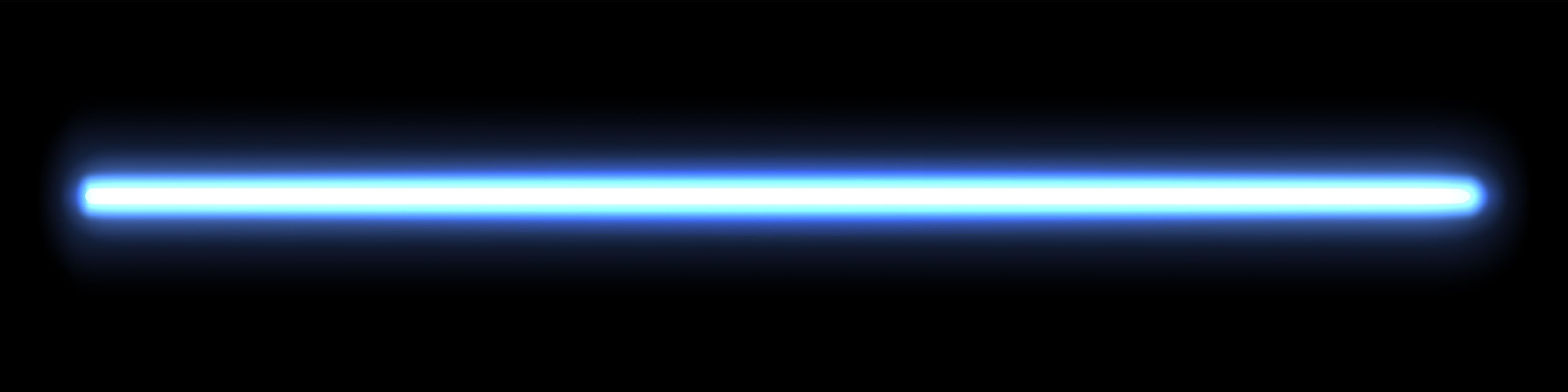 Neon glow stick. Blue laser ray. Fluorescent light ray. | Image Credit: © o_a - stock.adobe.com