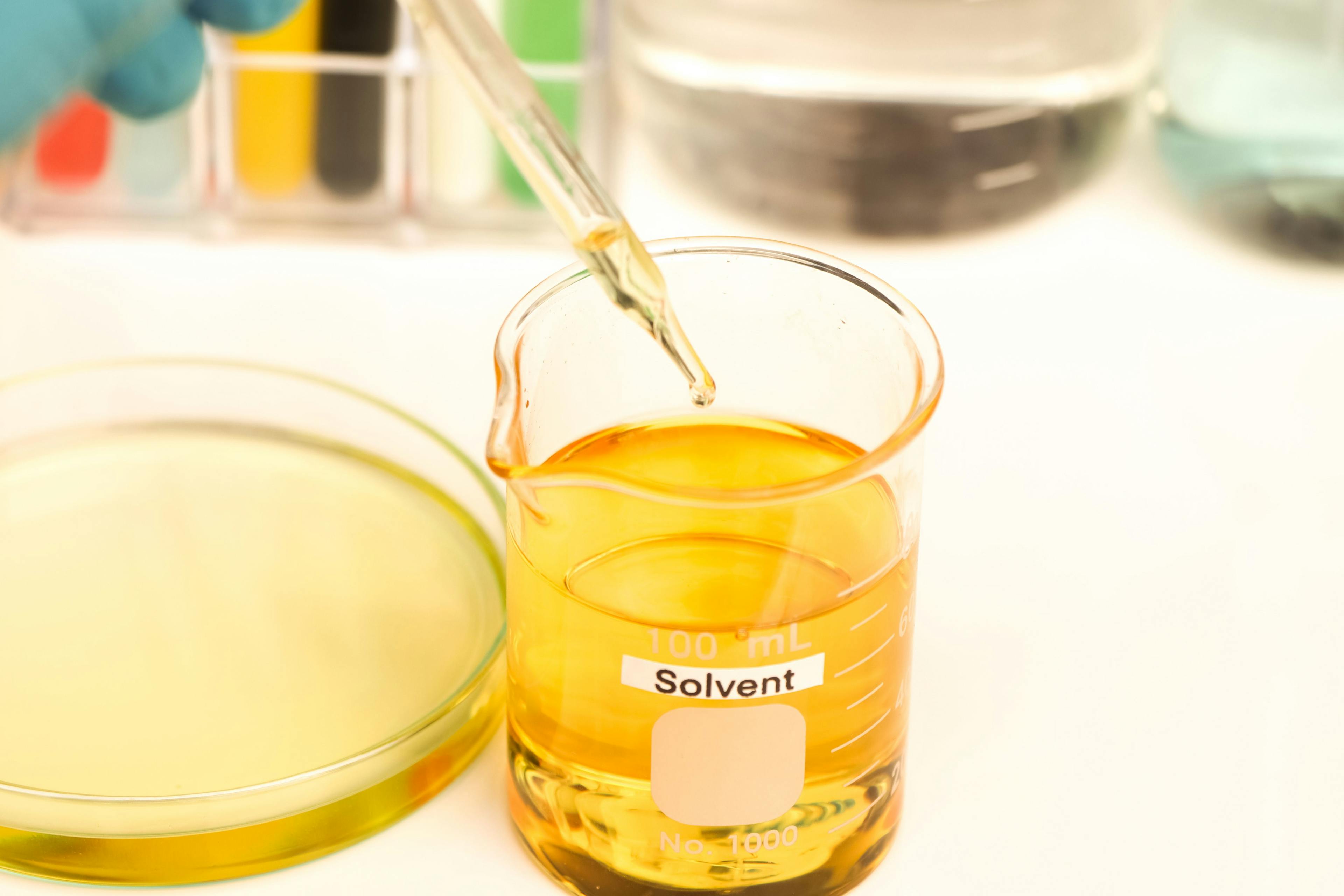 solvent , a chemical used in laboratory or industry | Image Credit: © kittisak - stock.adobe.com