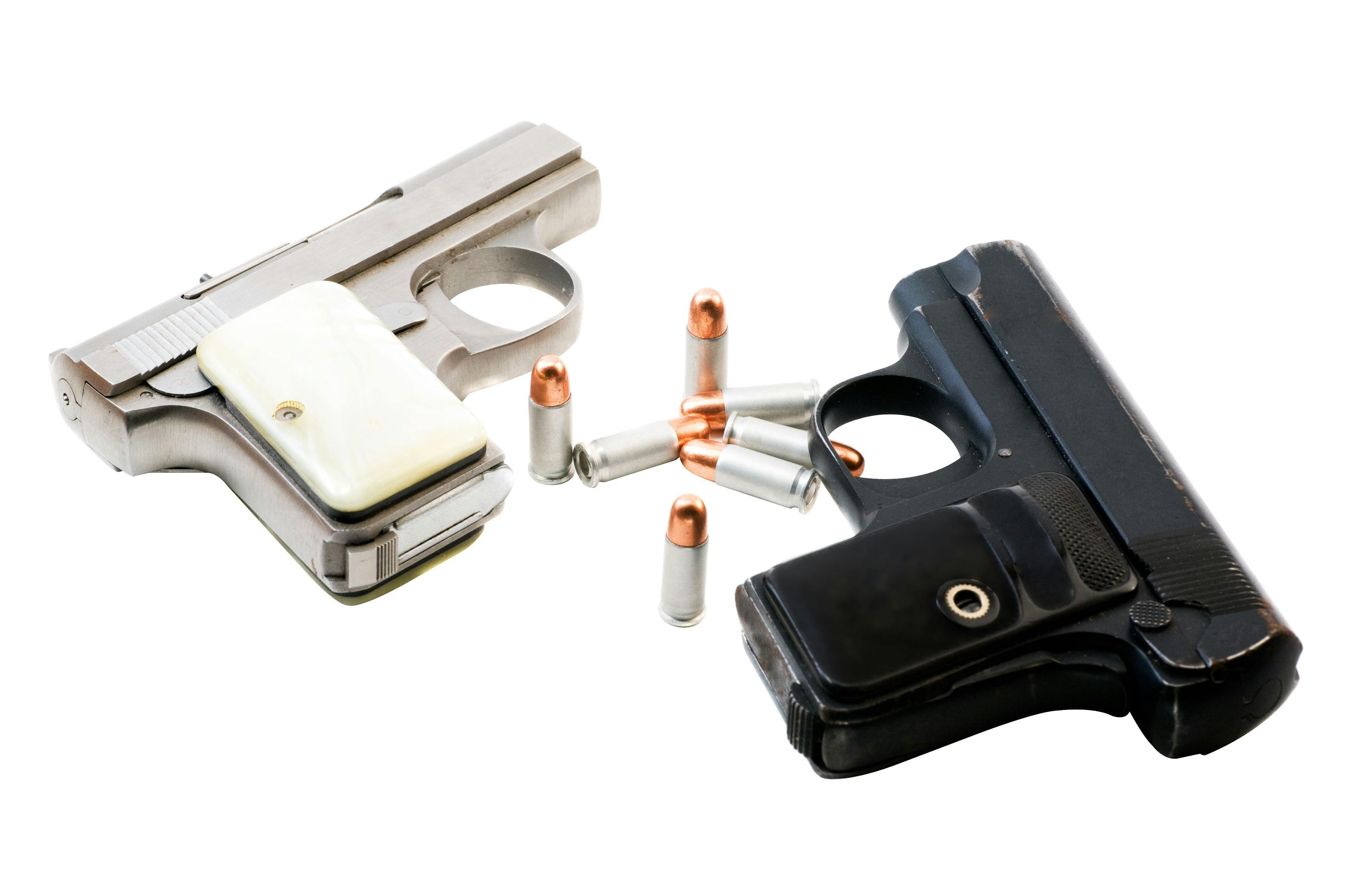 Two .25 caliber automatic pistols | Image Credit: © rCarner - stock.adobe.com