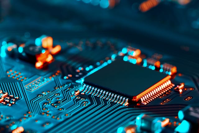 Electronic circuit board close up. | Image Credit: © Raimundas - stock.adobe.com