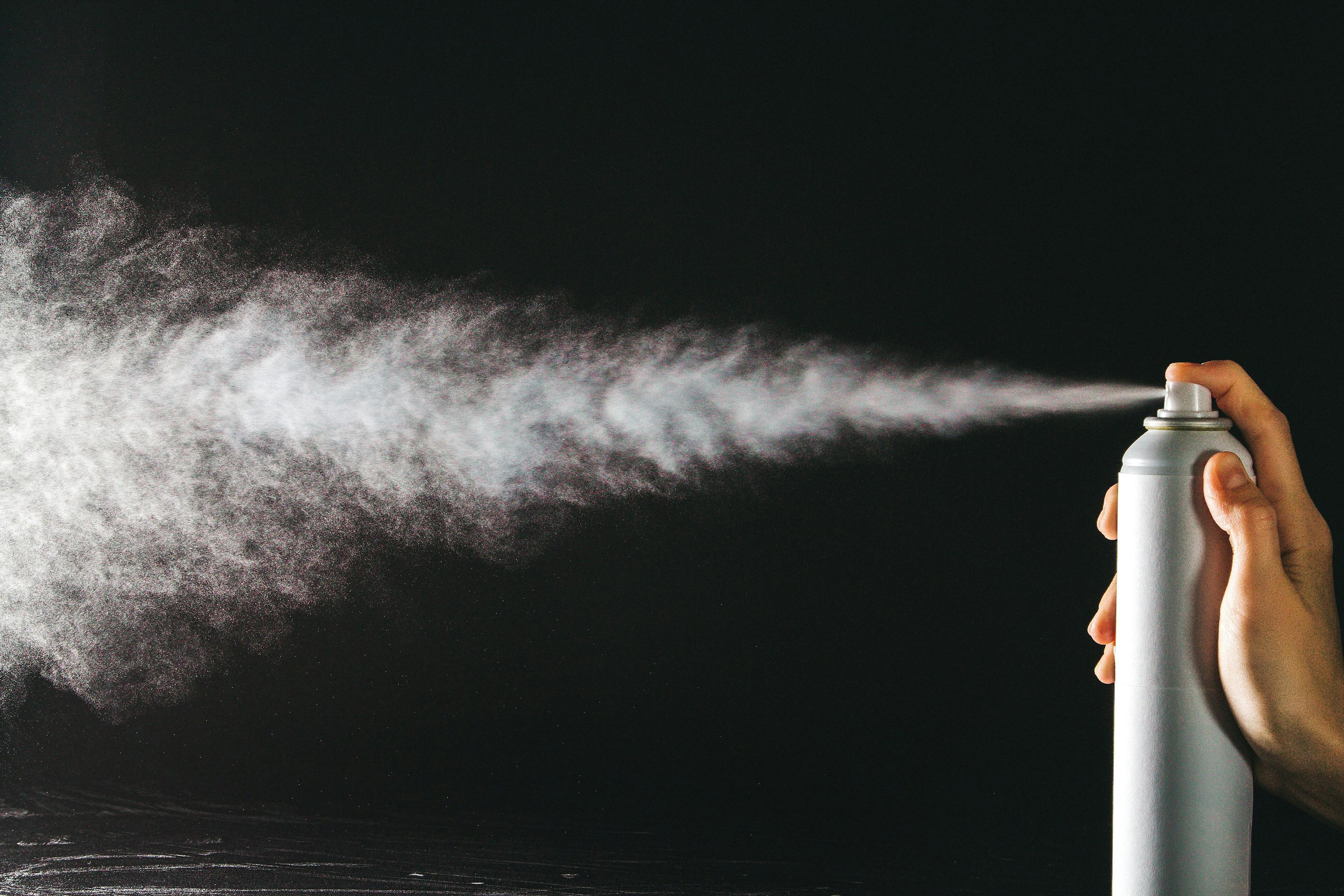 Spraying the aerosol from the spray | Image Credit: © zaharov43 - stock.adobe.com.