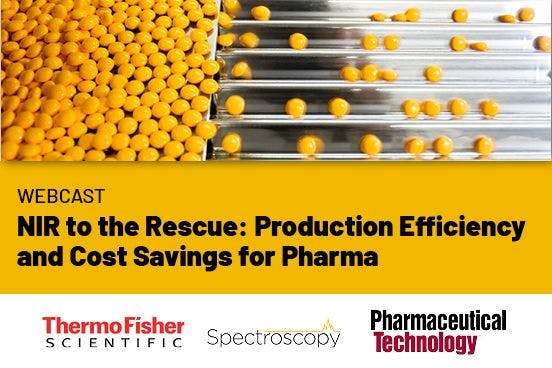 NIR to the Rescue: Production Efficiency and Cost Savings for Pharma
