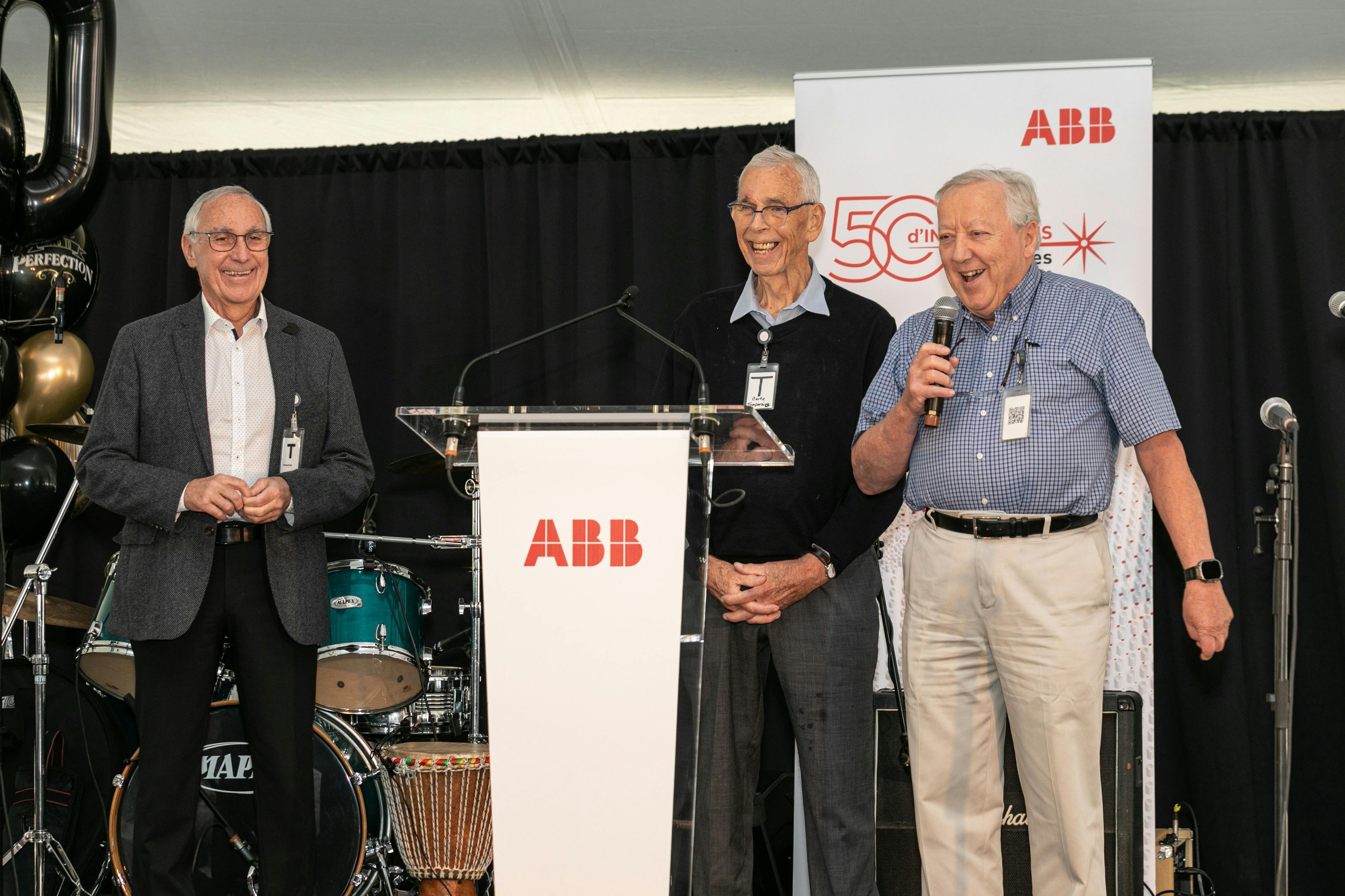 From left to right: Garry Vail, Henry Buijs and Jean-Noel Bérubé