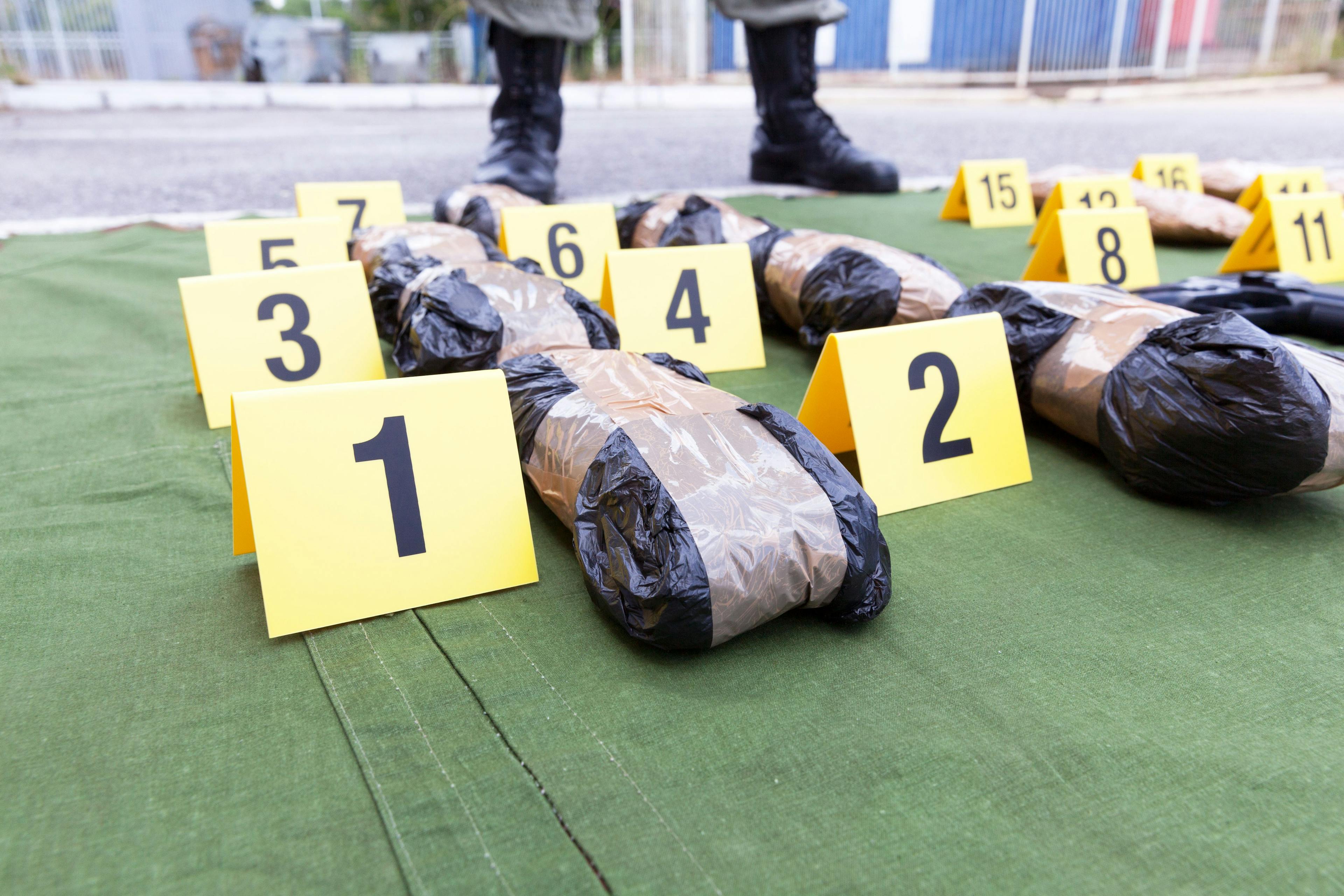 Drug evidence seized during the police raid | Image Credit: © wellphoto - stock.adobe.com